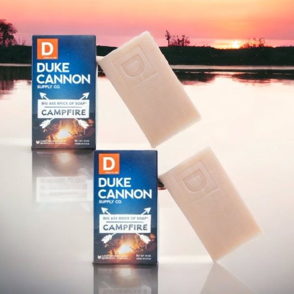DUKE CANNON - CAMPFIRE - BIG ASS BRICK OF SOAP  x 2 BARS - Picture 1 of 2